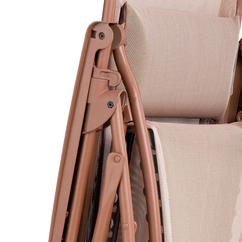 Chaise pliante inclinable Lafuma, Rose
