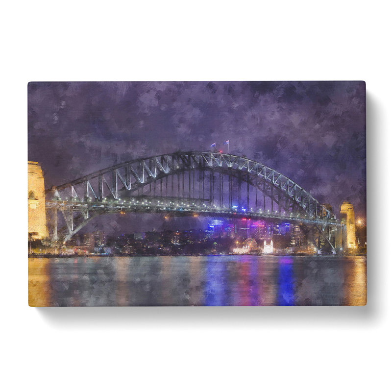 Harbour Bridge In Sydney - Wrapped Canvas, 35cm H x 50cm W x 3cm D