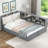 Wood Full Size Platform Bed With Storage Headboard, Shelves And 2 Drawers-1366774250-1366774251