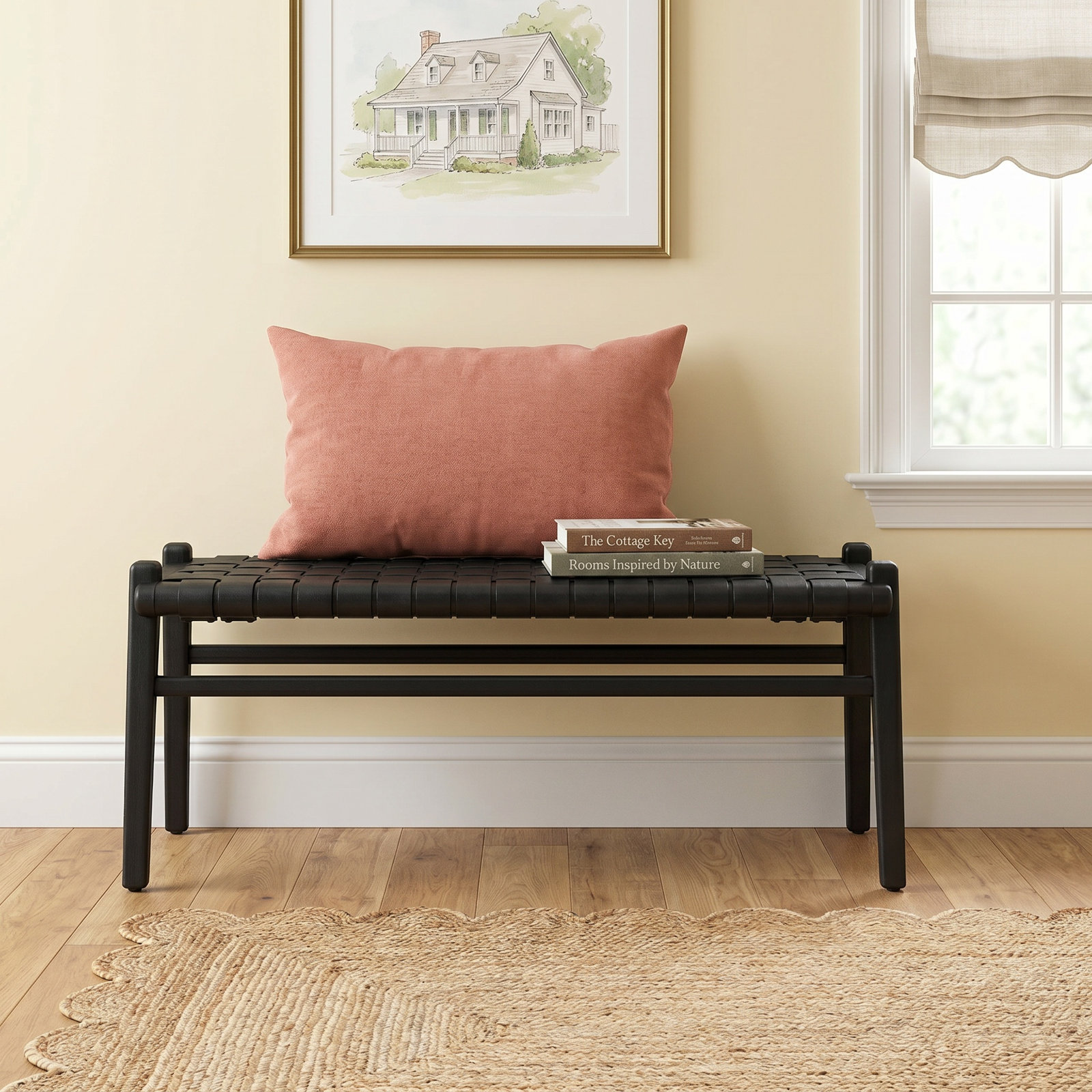 Emilie 45" Bench, Black