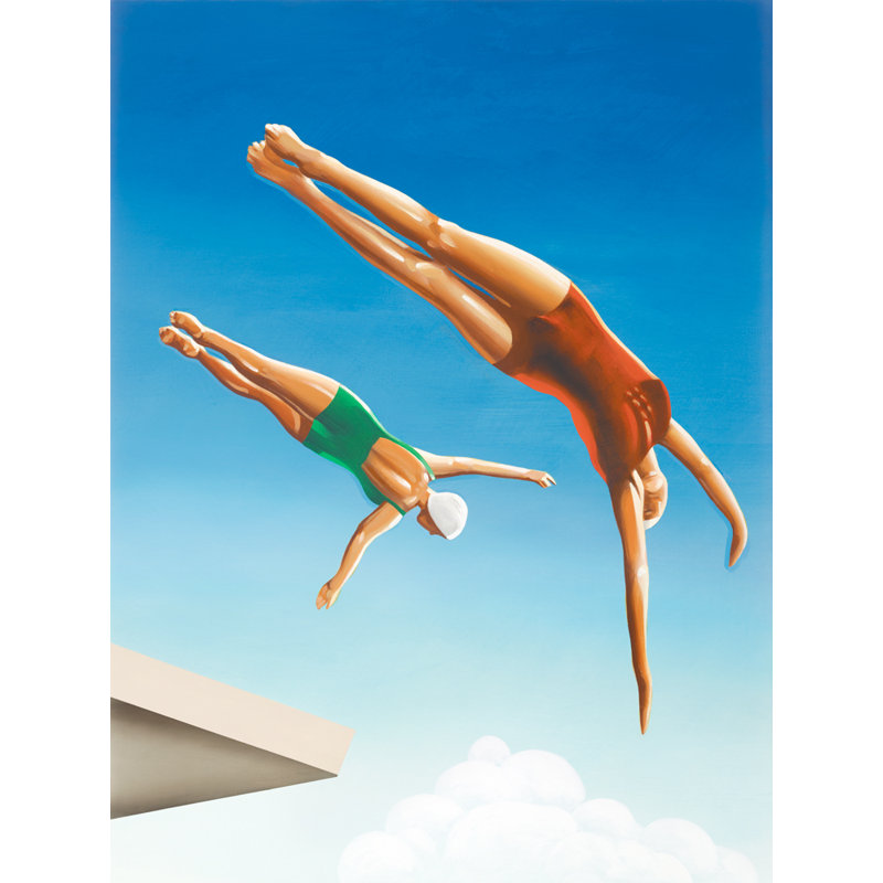Reproduction d’art sur toile tendue « High Dive » par Gregory Garret