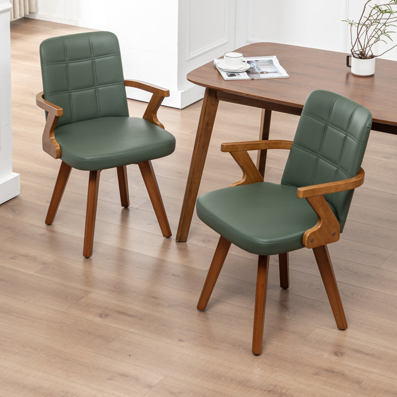 Ensemble de chaises de salle à manger Lorant, Vert