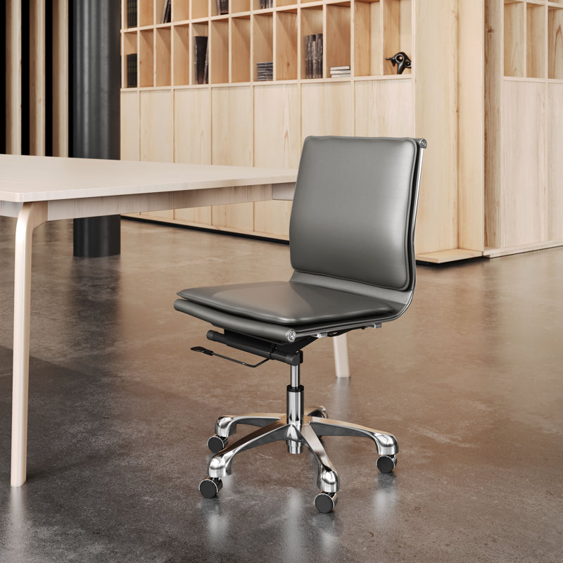 Lider Plus office chair without armrests, grey