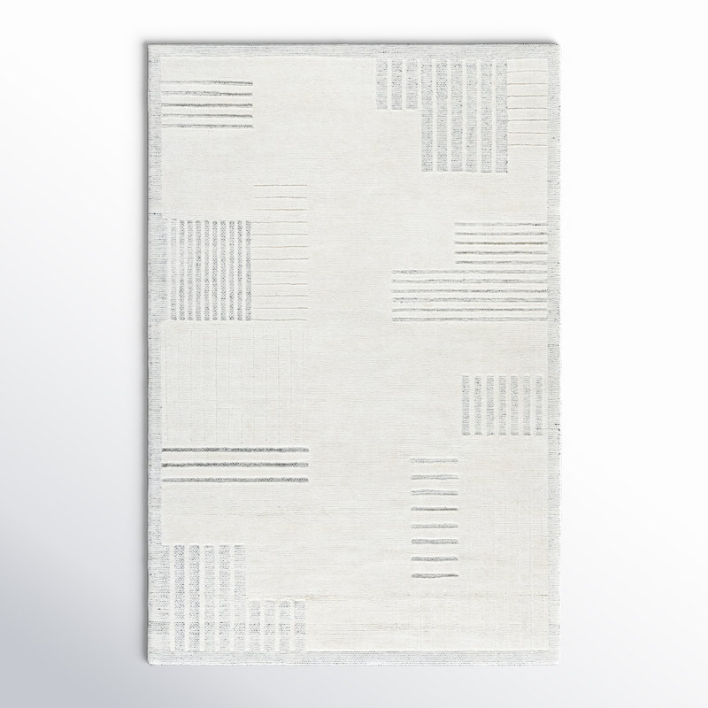 Ronaldo Hand-Loomed Abstract Wool Area Rug , Rectangle 2' x 3'
