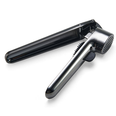 Farberware Professional Garlic Press with Built-in Cleaner, Black