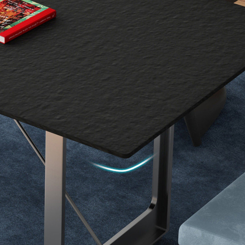 Modern Simple Rectangular Multi-functional Desk, 29.52" H x 62.99" W x 31.49" D