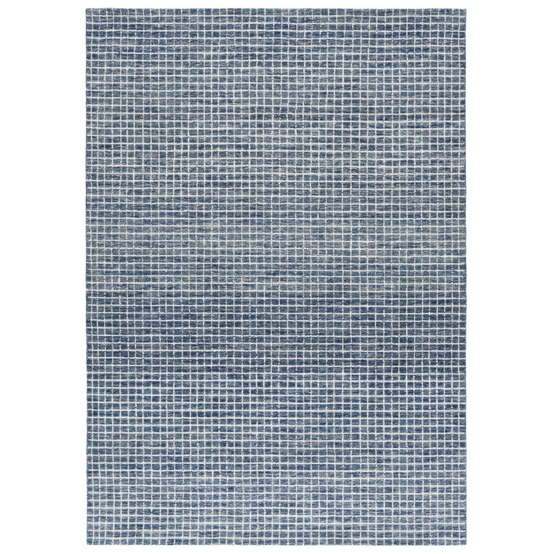 Metro 809 Hand Tufted 80% Wool; 20% Cotton Geometric Rug, 9'-0" X 12'-0" Rectangle