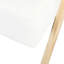 Chaise d'appoint moderne avec revêtement blanc