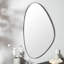 Caquias Solid Wood Asymmetrical Wall Mirror-936795439