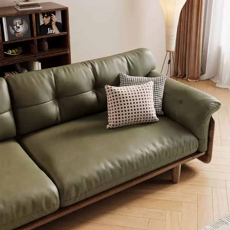 Modern Minimalist Wood Living Sofa