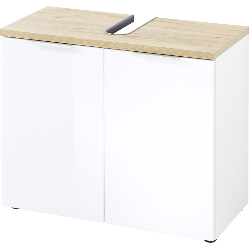 Esquivel 70cm Single Bathroom Vanity Base Only, White