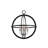 Demetricus 4 - Light Globe Pendant in Matte Black-1865518633