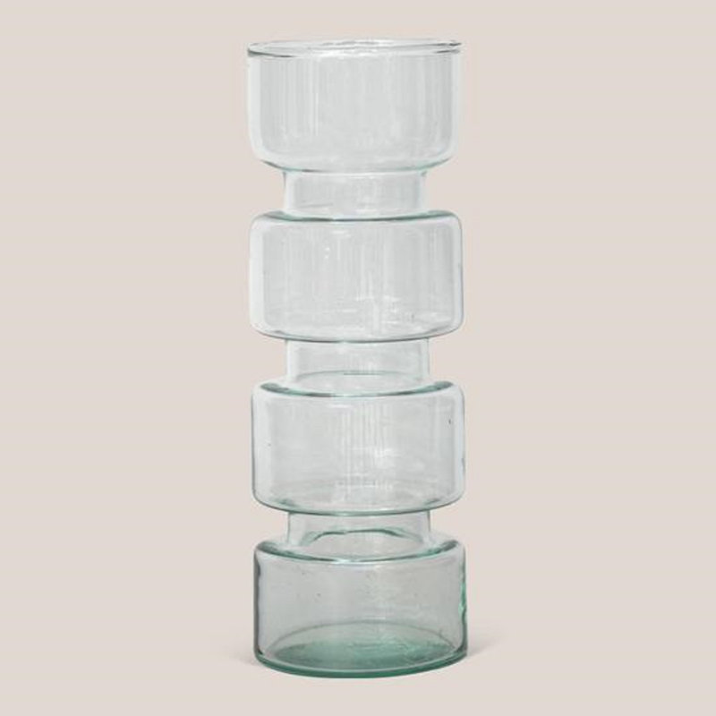 Vase en verre recyclé