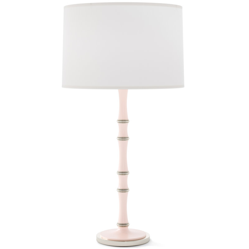 Kane Table Lamp, Celadon, Polished Nickel, Celadon