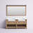 Villareal 72 " W Freestanding Standard 2 Double Vanity Bathroom Vanity With Stone Top with Mirror-1654596837