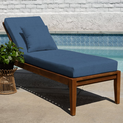 Outdoor Chaise Lounge Cushion – Weather-Resistant, Reversible, Plush Comfort - Basics by Wayfair™