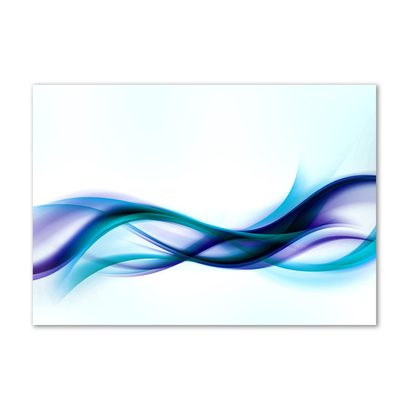 Waves Abstraction - Wrapped Canvas Print