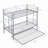 Metal Bunk Bed with Trundle