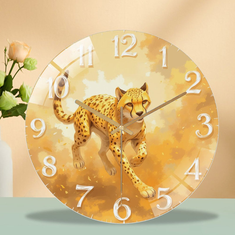 Horloge murale Leopard