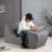 Zinus Lotus Reclining Foam Chaise Lounge-49858321