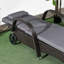 Chaise longue d'extérieur en osier Sharonn-1026943367