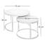 Adym Coffee Table 2In1 CIRI CHROME LEVANTO