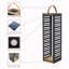 Ensemble de 2 lampes sur pied 32,25 po à imprimé teck à intensité variable (ensemble de 2)