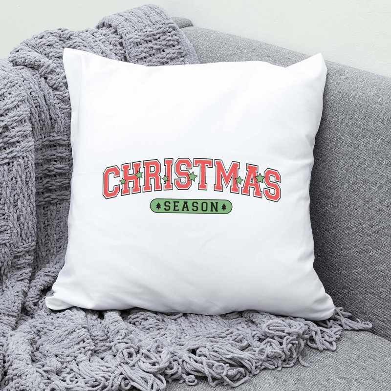 Christmas_18 Reversible Throw Pillow, 14" x 14"