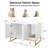 32'' White Modern Cat Litter Box Enclosure-1515224061