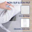 Surmatelas rafraîchissant en mousse viscoélastique gélifiée 3 po avec housse amovible-73462152