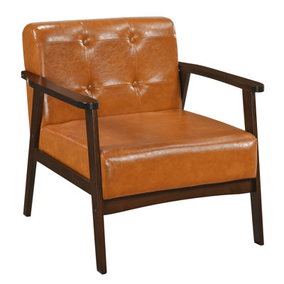 Kandas Faux Leather Armchair