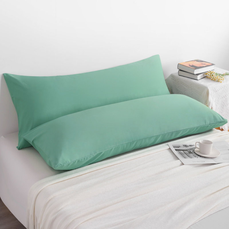 Body Pillowcase Set, Microfiber Body Pillowcase, Envelope Closure - NTBAY, Mint