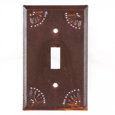 No Subject 1 - Gang Toggle Light Switch Standard Wall Plate