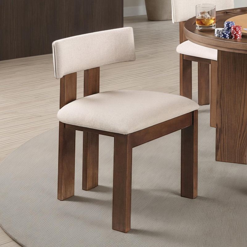 Chaise d'appoint Breighanna (lot de 2), Beige/brun