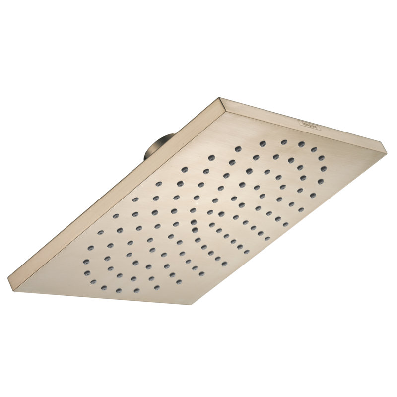 Croma Square Multi Function Rain Shower Head, Brushed Nickel