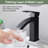 Single Hole Single Handle Waterfall Bathroom Sink Faucet With Pop-up Drain-108801167