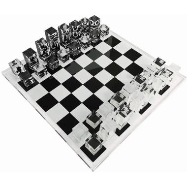 Luxury Glass Chess / Tic Tac Toe Board Set: Elegance Redefined with Premium  Craftsmanship