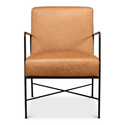 Sarreid Ltd Xander Leather Armchair | Wayfair