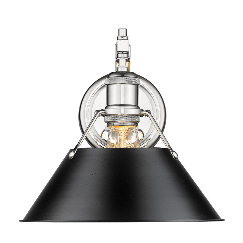 Weatherford Steel Spotlight, Chrome, Matte Black