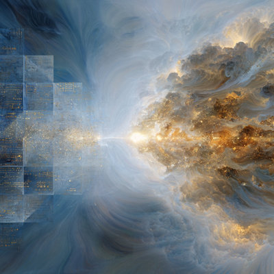 Blueprint to Sunrise Wrapped Canvas Wall Art