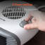 Warmlite WL44004 Portable Flat Fan Heater with 2 Heat Settings and Overheat Protection, 2000W, White
