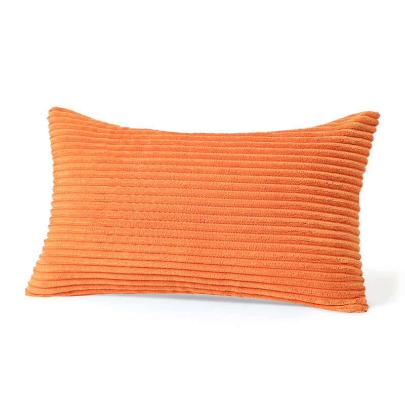 Coussin rayé, Orange