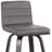 26” Faux Leather Wooden Swivel Bar Stool-938061279
