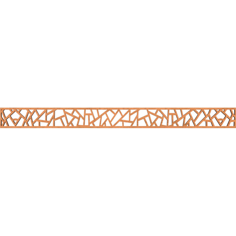 Moulure en bois Harrisburg, H 4 po x l 46,375 po x P 0,375 po, Cerisier