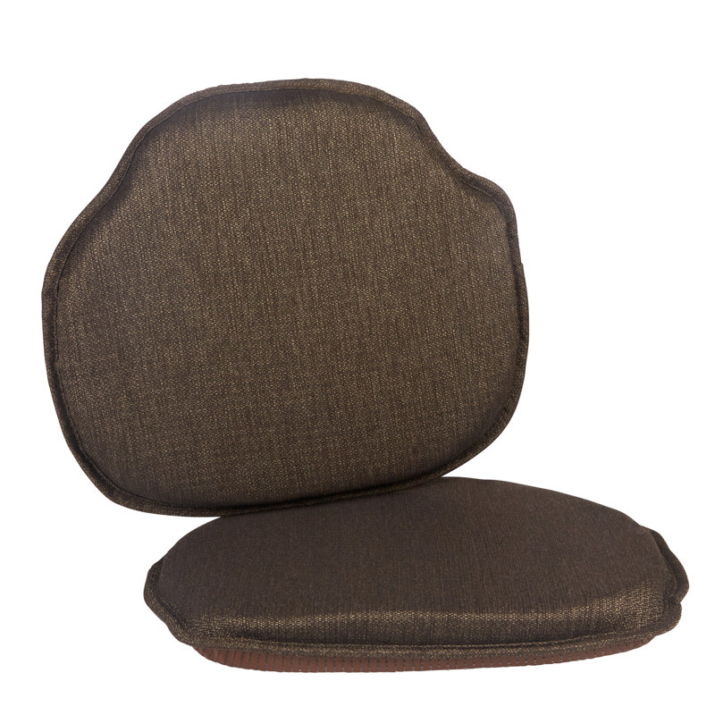 Coussins de chaise antidérapants Windsor, Châtaignier