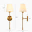 Applique murale 1 lumière en tissu à intensité variable H 22,4 po Lidia