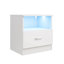 142.24cm W Manufactured Wood Bedside Table