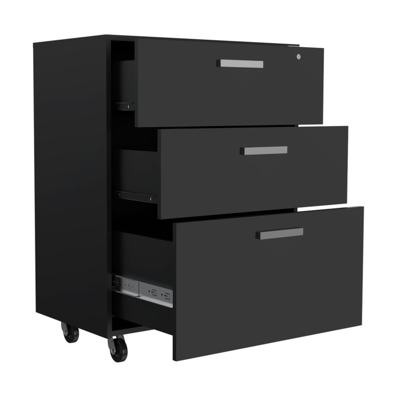 Armoire de rangement à 3 tiroirs Latash