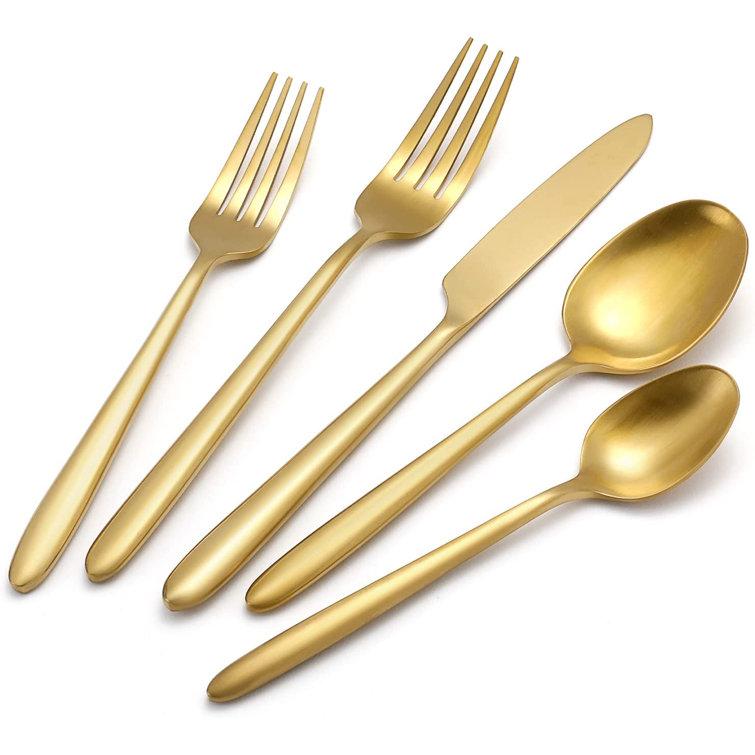 Everly Quinn Stainless Steel Flatware Set - Service for 6