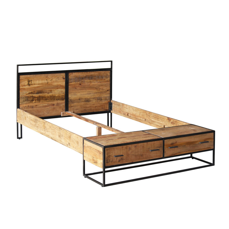 Cumby European Kingsize Platform Bed, Natural